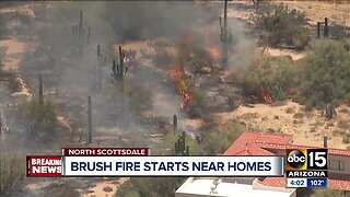 15-acre brush fire in Scottsdale is 100% contained
