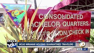 MCAS Miramar to house quarantined passengers
