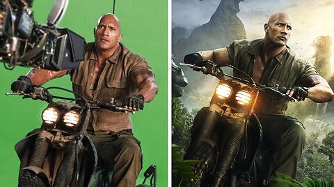 Amazing before & after VFX breakdowns jumanji the next level