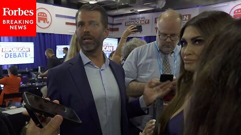 Donald Trump Jr. Reacts To Father's Impending Arrest After GOP Debate | Full Remarks