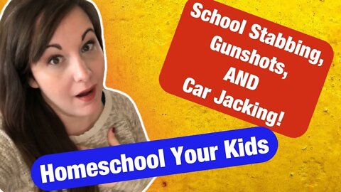 THIS IS INSAINE! Why Homeschool? School Stabbing / School Shooting / Car Jacking