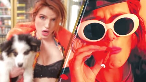 Bella Thorne Smokes Weed, Gets Inappropriate with a Teddy Bear and RAPS in New Music Video