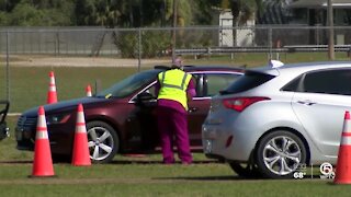 School District of Indian River County employees age 50 and older receive vaccination