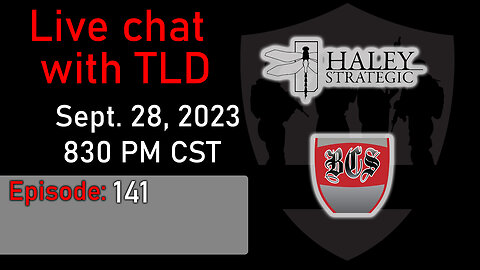 Live with TLD E141: Haley Strategic Loadout & Beez Predator Ghillie