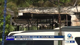 One person dies in mobile home fire in West Palm Beach