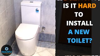 How Hard Is It Putting In a Clean Flush Toilet?