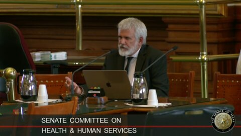 Dr. Robert Malone Testifies Before Texas Senate Health & Human Services Committee