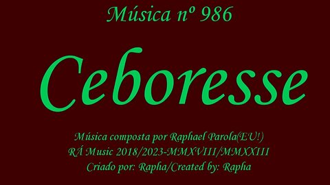 Música nº 986-Ceboresse