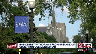 Kerrey rescinds from Creighton commencement as political parties tangle