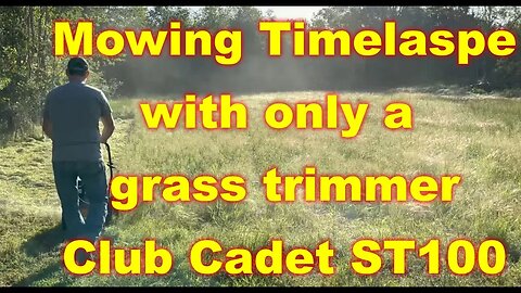 Unbelievable Mowing Transformation Time-lapse! See What This Grass Trimmer Can Do in Louisiana