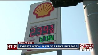 Experts weigh in on gas price increase