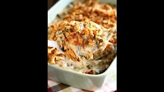 How to make the BEST green bean casserole you've ever had!!