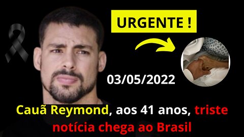 Cauã Reymond, aos 41 anos, Triste notícia chega ao Brasil