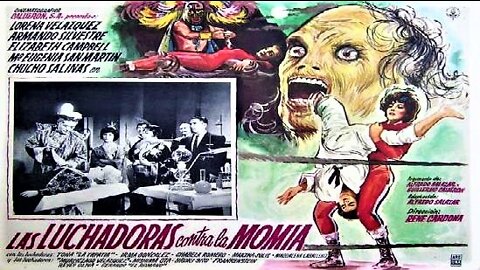 WRESTLING WOMEN VS THE AZTEC MUMMY 1964 (Las Luchadoras Contra La Momia) Sequel to Doctor of Doom FULL MOVIE English & Widescreen