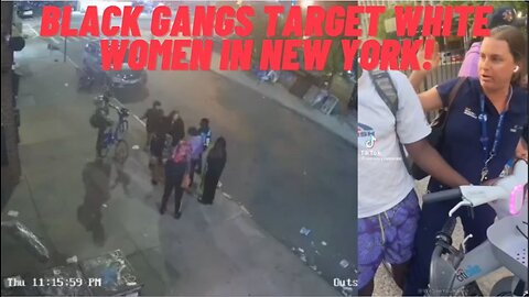 Black Gangs Beat & Rob White Women On Bikes In New York City!