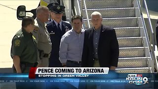 Vice President Mike Pence coming to Arizona this week, meeting with Senator Martha McSally