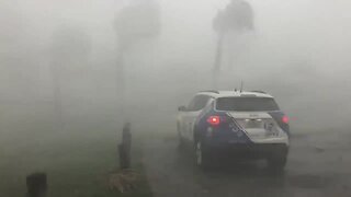 Storms packing hail, strong winds blow through Palm City