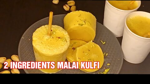 2ingredienta malai kulfi recipe