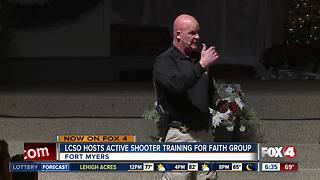 LCSO holds active shooter training for faith groups