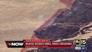 Viewpoint wildfire burns 2,000 acres near Prescott Valley