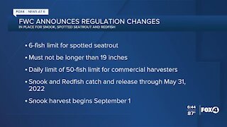 FWC fishing regulation changes coming June 1