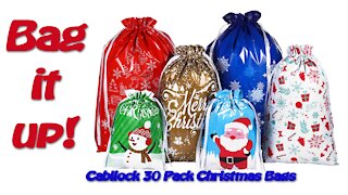 Cabilock 30 Pack Christmas Bags Review