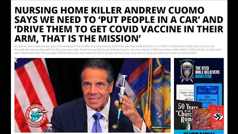 ANDREW CUOMO : ‘‘GET COVID VACCINE IN THEIR ARM, THAT IS THE MISSION’