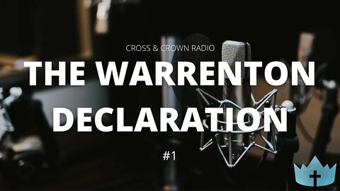 #1 - The Warrenton Declaration