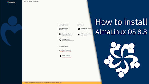 How to install AlmaLinux OS 8.3