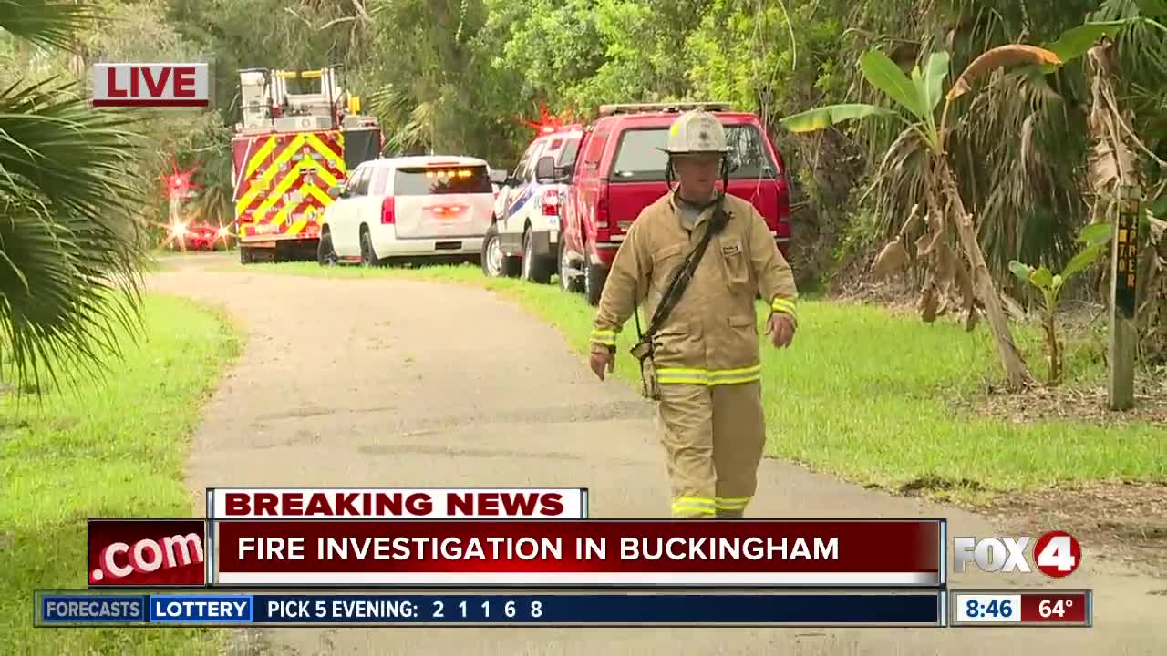 BREAKING: Fire investigation underway in Buckingham
