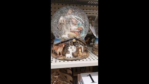 A cool snow globe