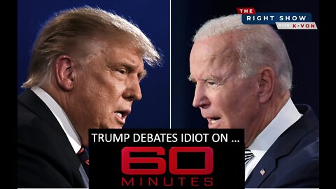 Trump Destroys Biden on 60 Minutes (host K-von shows parody)