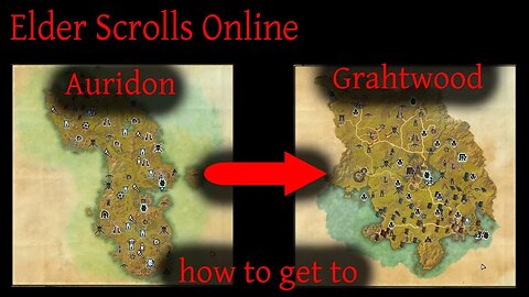 How to get from Auridon to Grahtwood in Elder Scrolls Online ESO