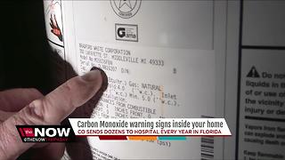 Carbon Monoxide warning signs inside your home