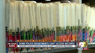 Some police departments can't access records