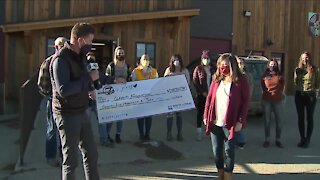 Denver7 Gives donates thousands of dollars to victims of the East Troublesome Fire in Grand County