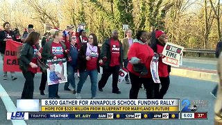 Thousands gathered for Annapolis school funding rally