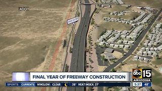 You'll be able to drive a portion of the South Mountain Freeway soon