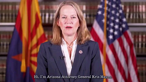 Arizona Attorney General KrisMayes announces a Grand Jury has indicted 18Republicans includingTrump