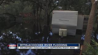 Withlacoochee River Rising, Flooding Homes