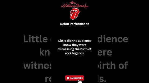 Unforgettable Debut: The Rolling Stones Rock the Stage #shorts #rollingstones #rocknroll