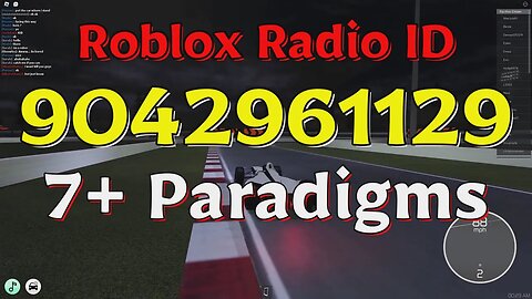 Paradigms Roblox Radio Codes/IDs