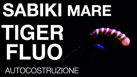 SABIKI TIGER FLUO🐝 HIGH VISIBILITY🐝FOR MACKEREL AND SURI