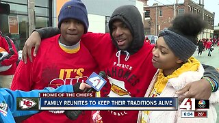 Family reunites to keep traditions alive