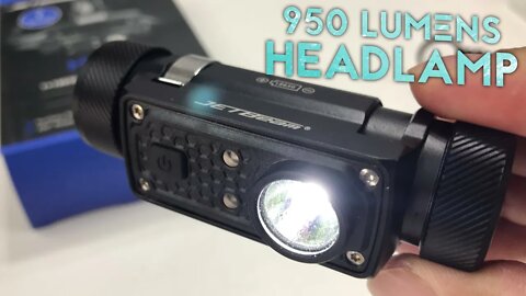 Powerful 950 Lumen Rechargeable SST40 N5 LED Jetbeam Headlamp Review