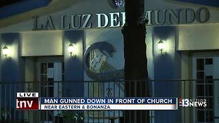 Man gunned down in front of church