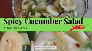The BEST Spicy Cucumber Salad Recipe