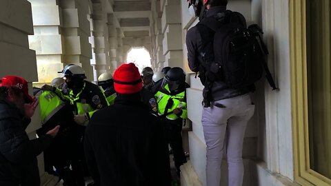 Capitol Hill Protesters Pepper Spray Capitol Hill Police