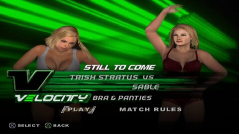 WWE SmackDown vs. Raw Trish Stratus vs Sable