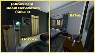 Room Renovation for Johnny Zest (Sims 4: Dream Home Decorator)